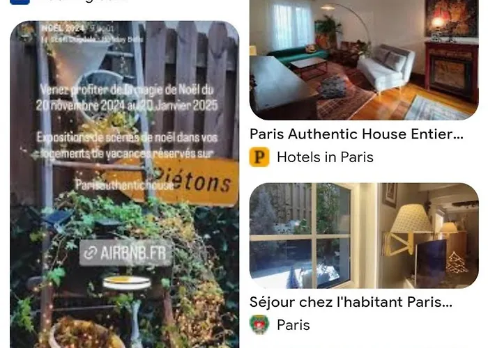 別荘 Authentic House 2 Maisons 1 Ideale Pour Groupes, Capacite 30 Personnes パリ